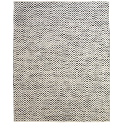 Dark Blue/Gray 8' X 11' Area Rug
