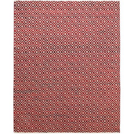 Red 3'-6" x 5'-6" Area Rug