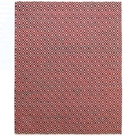 Red 8' X 11' Area Rug