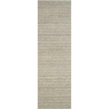 Smoke 2'-6" x 8' Runner Rug