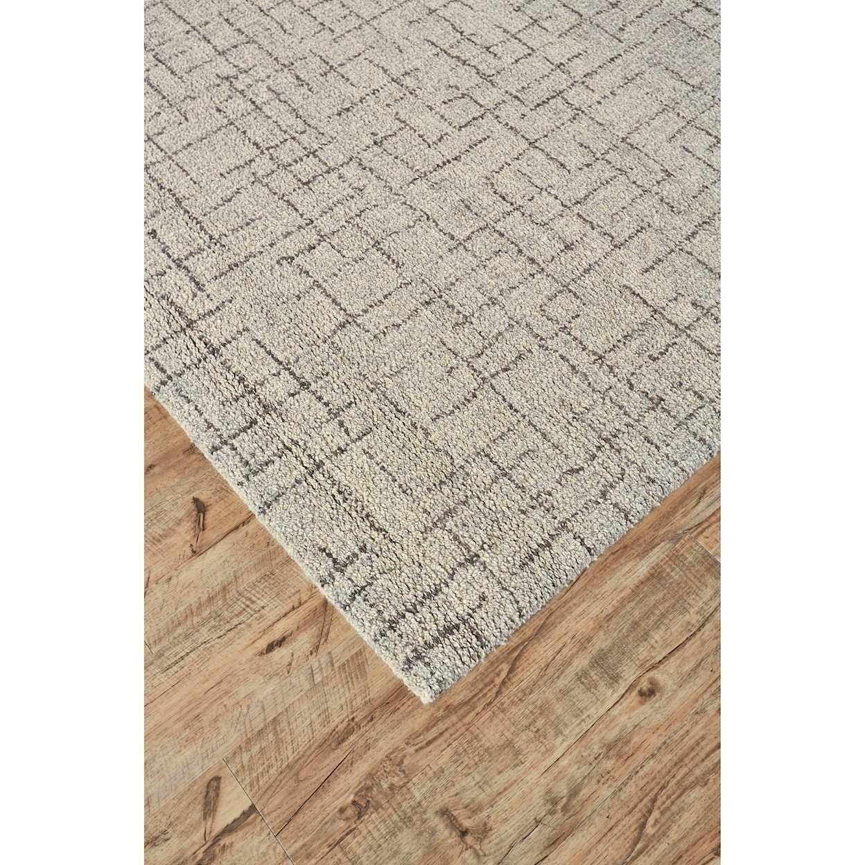 Feizy Rugs Morisco Ash 2'-6" x 8' Runner Rug