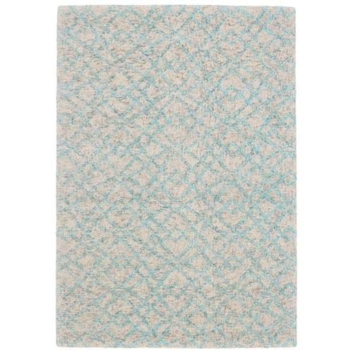 Aqua 3'-6" x 5'-6" Area Rug