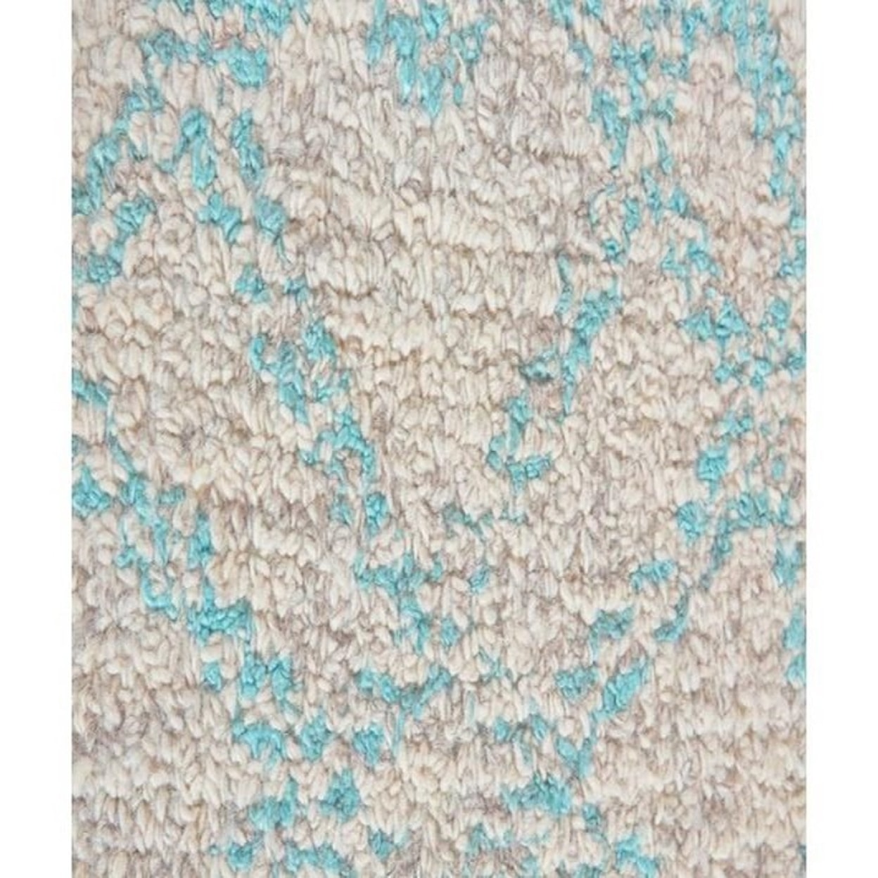 Feizy Rugs Morisco Aqua 3'-6" x 5'-6" Area Rug