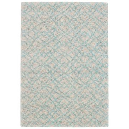 Aqua 3'-6" x 5'-6" Area Rug