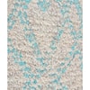 Feizy Rugs Morisco Aqua 2'-6" x 8' Runner Rug