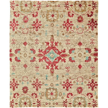 Beige 5'-6" x 8'-6" Area Rug