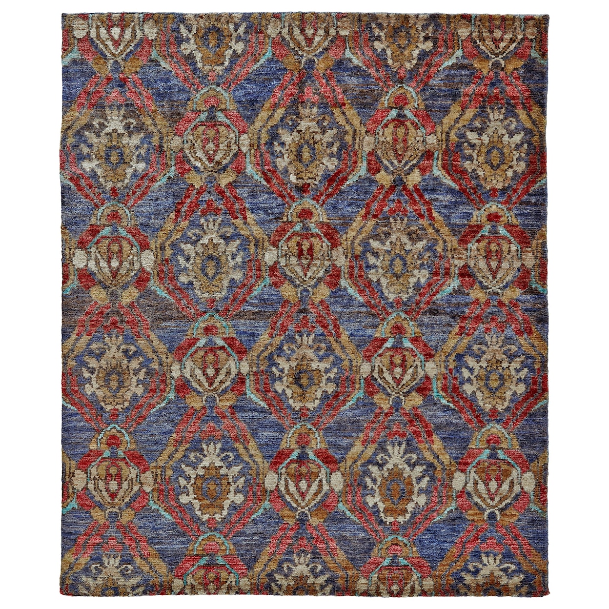 Feizy Rugs Neela Navy/Multi 4' x 6' Area Rug