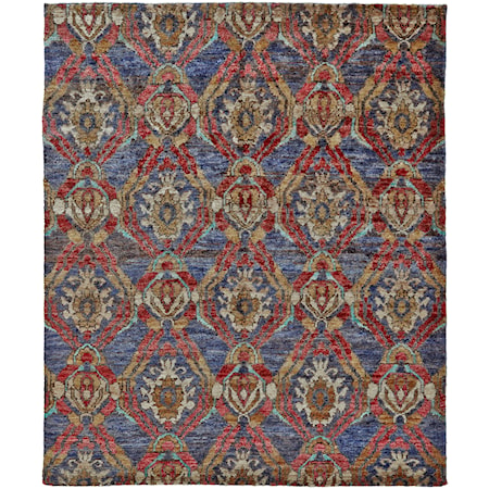 Navy/Multi 7'-9" x 9'-9" Area Rug