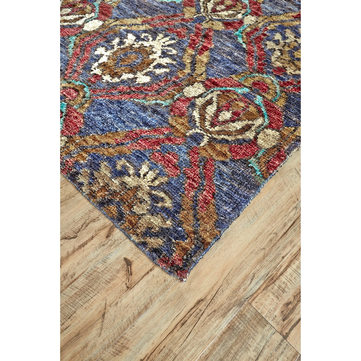 Feizy Rugs Neela Navy/Multi 9'-6" x 13'-6" Area Rug