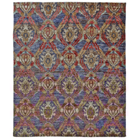 Navy/Multi 2' x 3' Area Rug