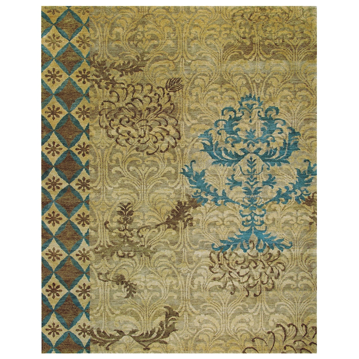 Feizy Rugs Qing Camel 7'-9" x 9'-9" Area Rug