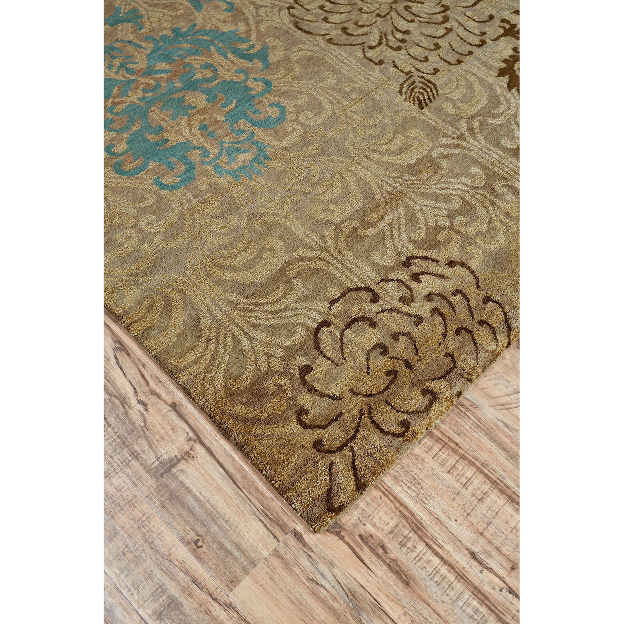 Feizy Rugs Qing Camel 8'-6" x 11'-6" Area Rug