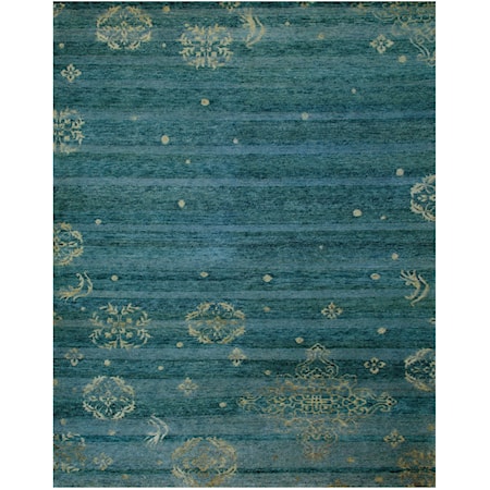 Teal 7'-9" x 9'-9" Area Rug