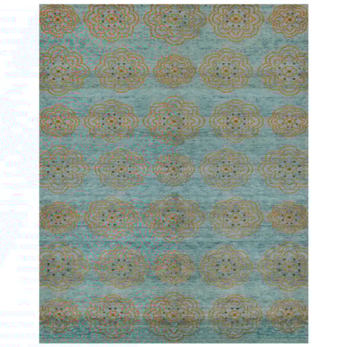 Teal 8'-6" x 11'-6" Area Rug