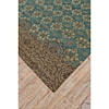 Feizy Rugs Qing Silver Sage 4' x 6' Area Rug