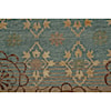 Feizy Rugs Qing Silver Sage 4' x 6' Area Rug