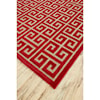 Feizy Rugs Raphia I Tan/Red 7'-6" X 10'-6" Area Rug