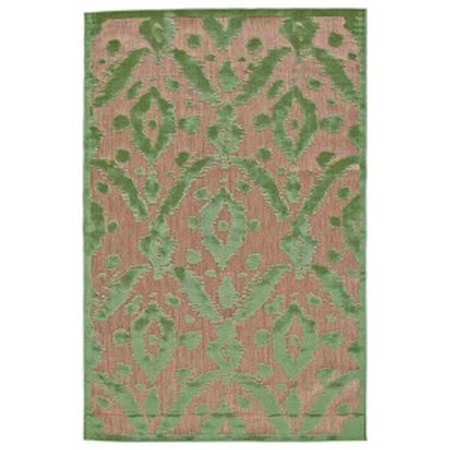 Tan/Light Green 5' X 7'-6" Area Rug