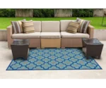 Feizy Rugs Raphia II Black/Navy 7'-6" X 10'-6" Area Rug