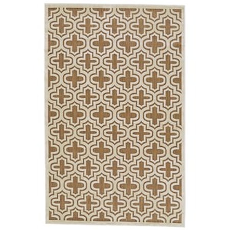 Tan/Cotton 2'-1" X 4' Area Rug