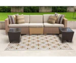 Feizy Rugs Raphia II Tan/Cotton 5' X 7'-6" Area Rug