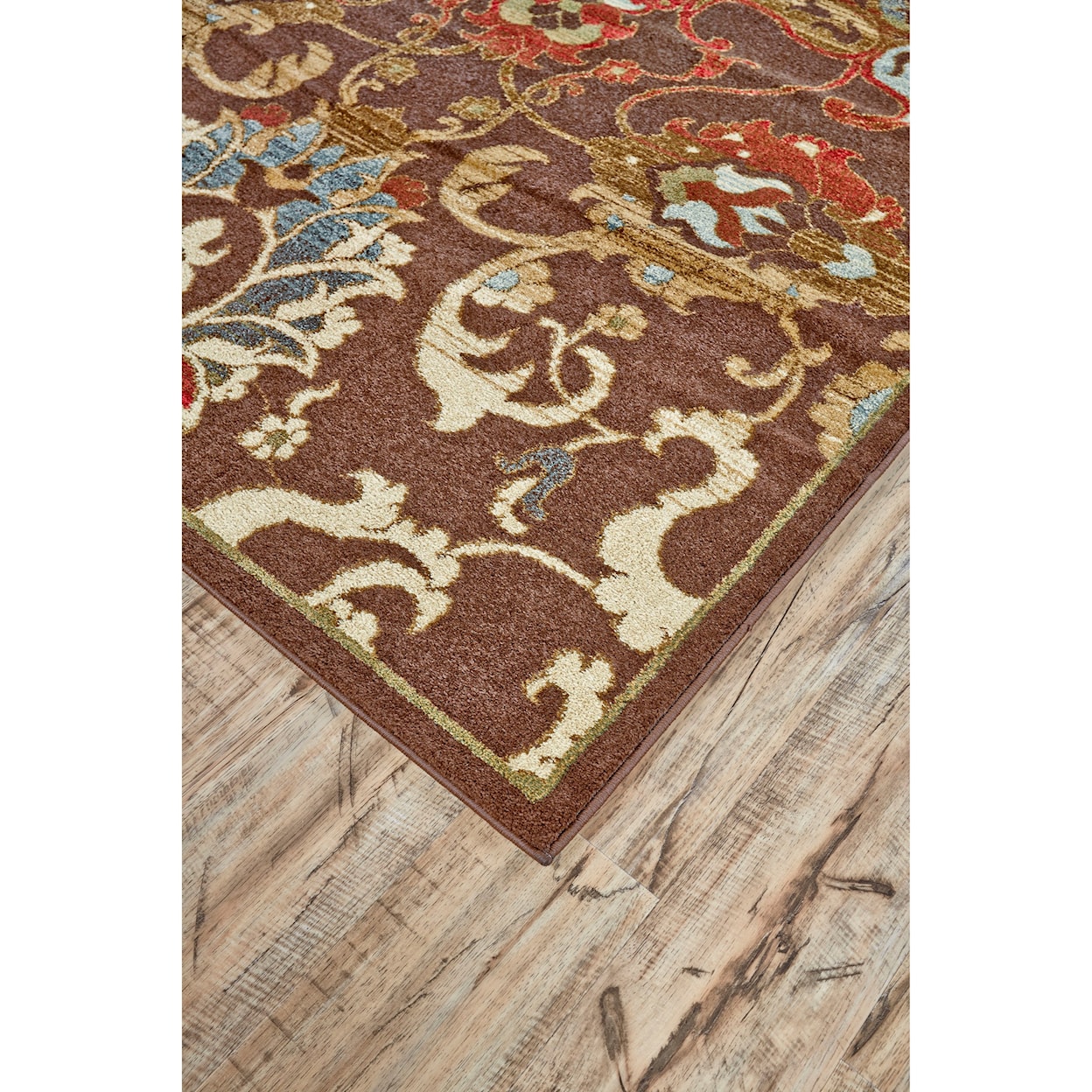 Feizy Rugs Rivington Chocolate 5' x 8' Area Rug