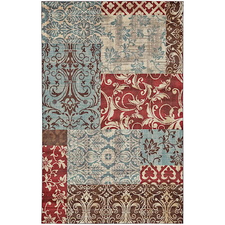 Multi 2'-2" x 4' Area Rug