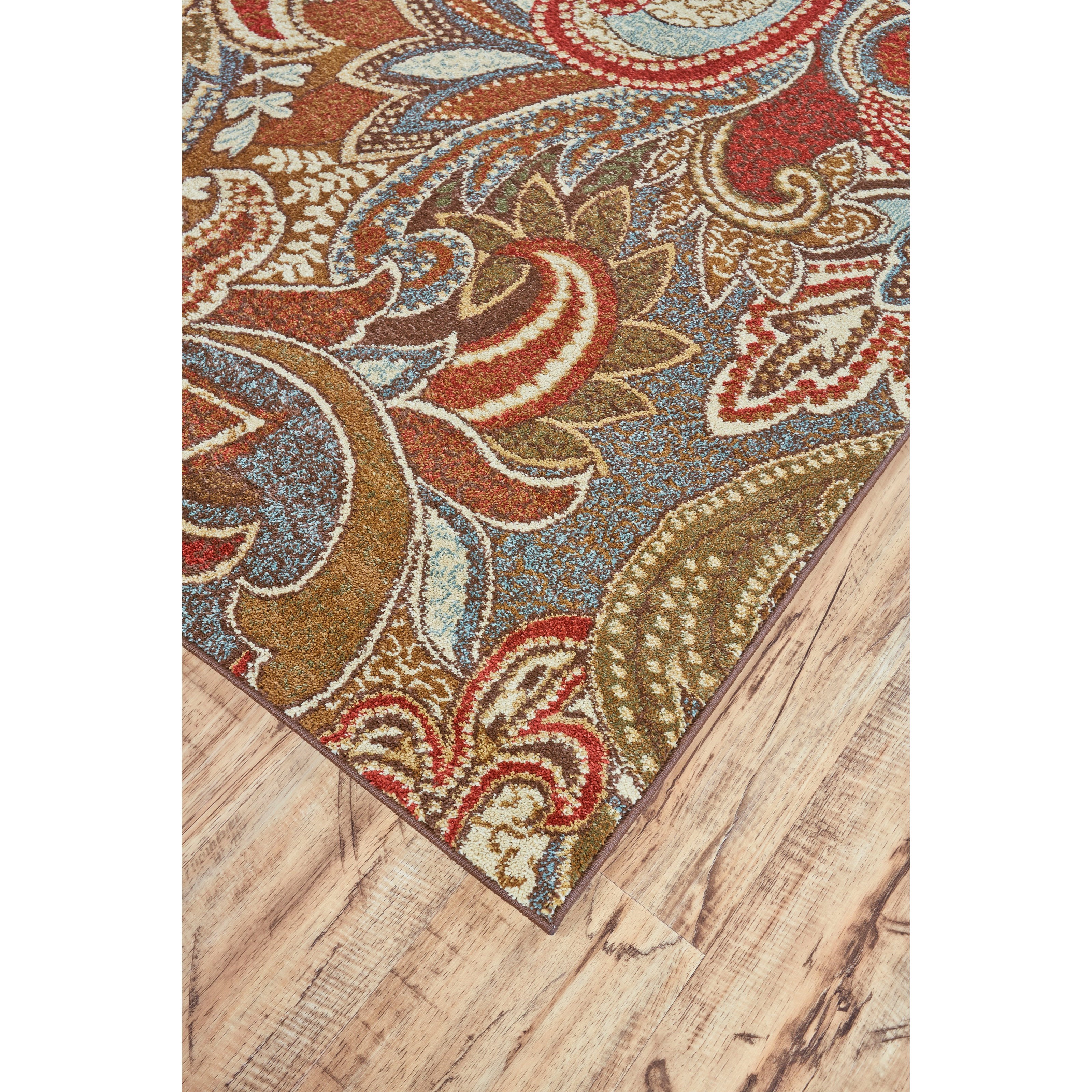 Feizy Rugs Rivington Crimson/Multi 5' x 8' Area Rug