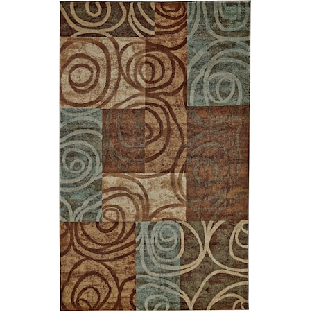 Chocolate 2'-2" x 4' Area Rug