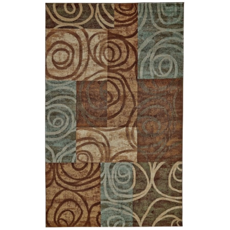 Chocolate 2'-2" x 4' Area Rug