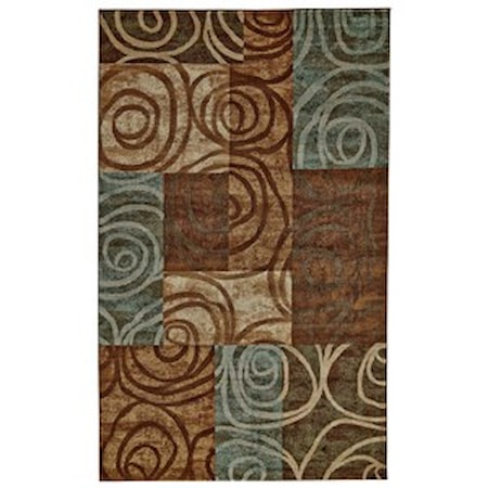 Chocolate 2'-2" x 4' Area Rug