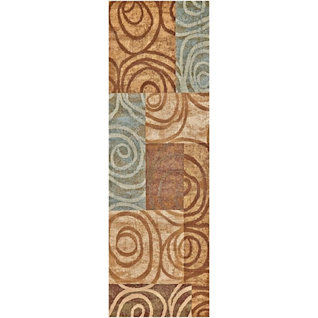 Chocolate 2'-10" X 7'-10" Runner Rug