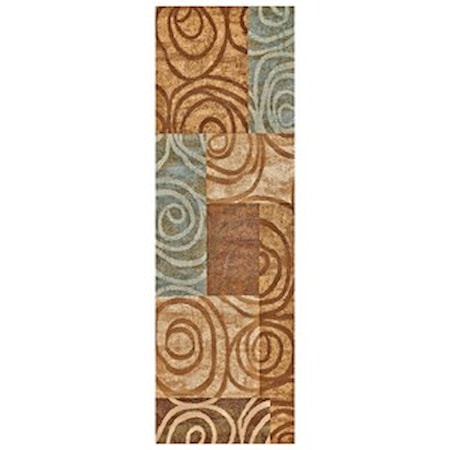 Chocolate 2'-10" X 7'-10" Runner Rug