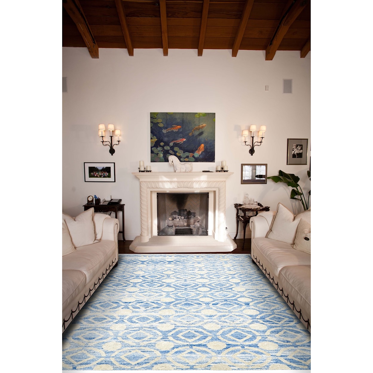 Feizy Rugs Sabrine Ocean 7'-9" x 9'-9" Area Rug