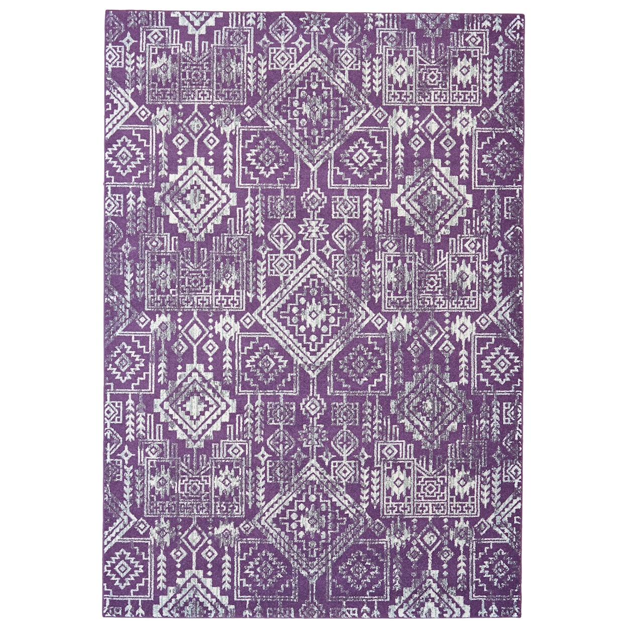 Feizy Rugs Samos Violet 5' x 8' Area Rug