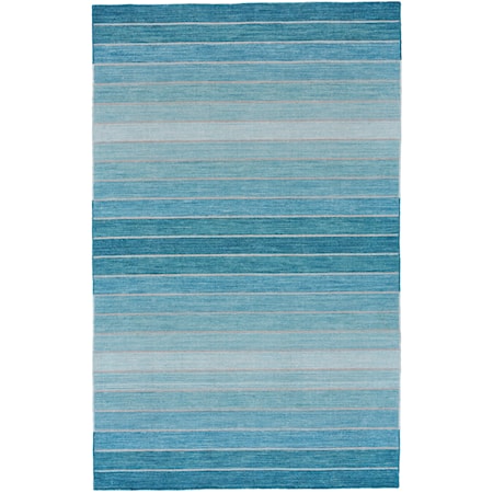 Aqua 2'-6" x 8' Runner Rug