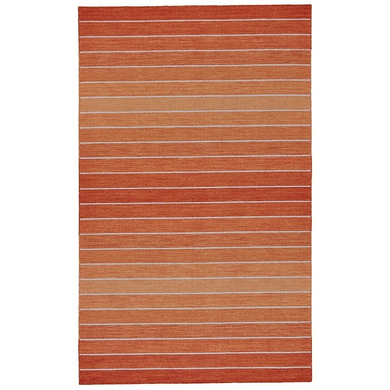 Feizy Rugs Santino Orange 4' x 6' Area Rug