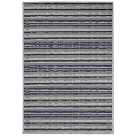 Gray/Silver 5'-3" X 7'-6" Area Rug