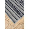 Feizy Rugs Saphir Callo Gray/Silver 7'-6" X 10'-6" Area Rug