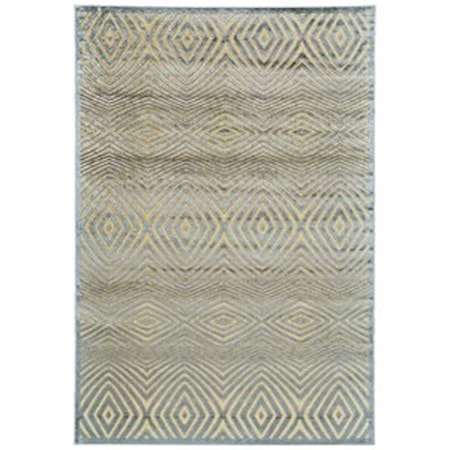 Cream/Silver 2'-2" x 4' Area Rug