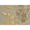 Feizy Rugs Saphir Mah Pewter/Sage 5'-3" X 7'-6" Area Rug
