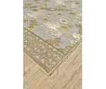 Feizy Rugs Saphir Mah Pewter/Dark Green 2'-6" x 8' Runner Rug