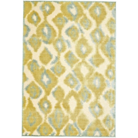 Cream/Sage 2'-2" x 4' Area Rug