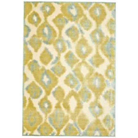 Cream/Sage 2'-2" x 4' Area Rug