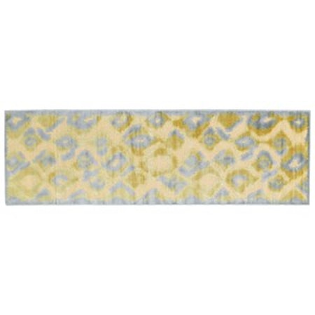 Cream/Sage 2'-6" x 8' Runner Rug