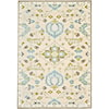 Feizy Rugs Saphir Mah Cream/Spa Blue 5'-3" X 7'-6" Area Rug