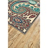 Feizy Rugs Saphir Obzeet Cream/Nutmeg 2'-6" x 8' Runner Rug