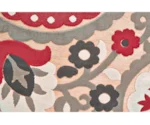 Feizy Rugs Saphir Obzeet Cream/Nutmeg 2'-6" x 8' Runner Rug