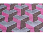 Feizy Rugs Saphir Rubus Dark Gray/Raspberry 2'-2" x 4' Area Rug