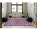 Feizy Rugs Saphir Rubus Dark Gray/Raspberry 2'-2" x 4' Area Rug